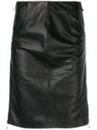 John Richmond Fitted Midi Skirt - Black