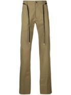 Lanvin Belted Chino Trousers - Neutrals