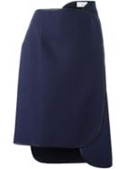 Reality Studio 'umi' Layered Skirt, Women's, Size: Large, Blue, Polyester/wool/other Fibers