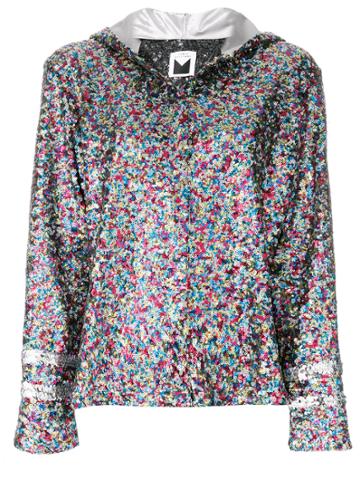 Sadie Williams Sequin Hooded Jacket - Multicolour