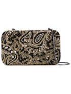 Alice+olivia Paisley Embroidery Clutch, Women's, Grey