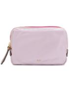 Anya Hindmarch Double Stack Makeup Pouch - Pink & Purple