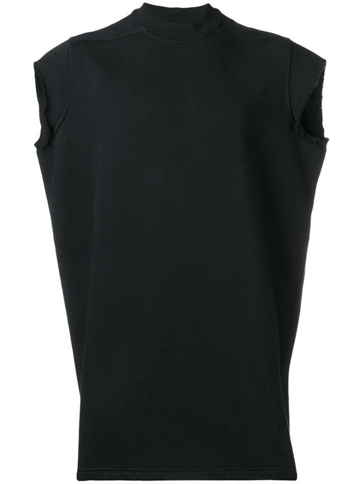 Rick Owens Drkshdw Jumbo Sleeveless Sweatshirt - Black