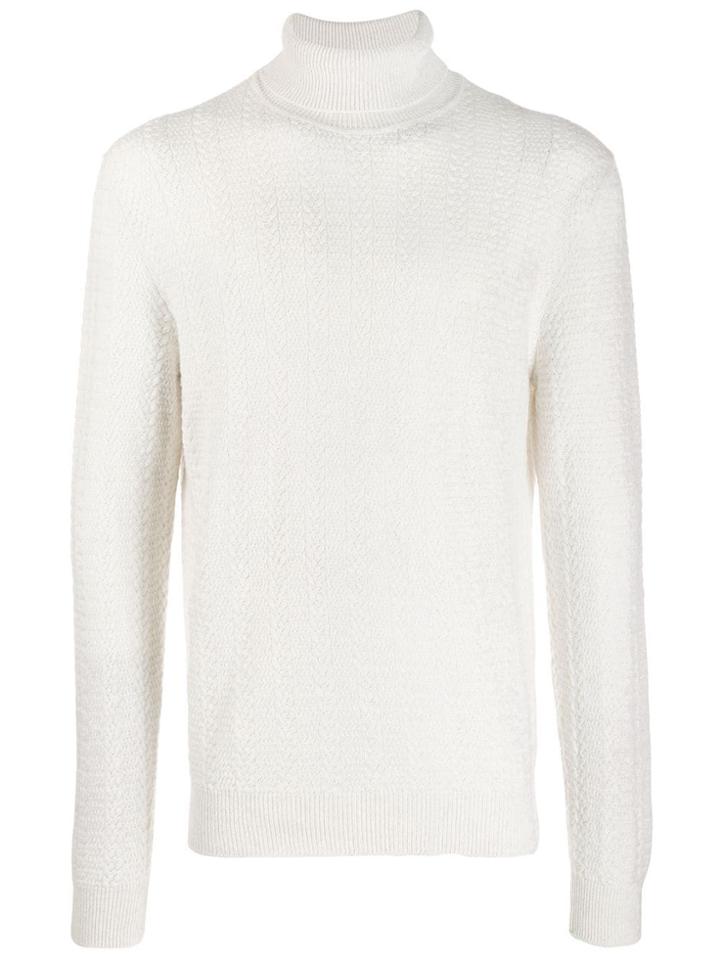Ermenegildo Zegna Knitted Jumper - White