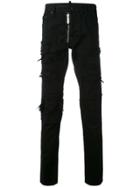 Dsquared2 Denim Ripped Side Jeans - Black