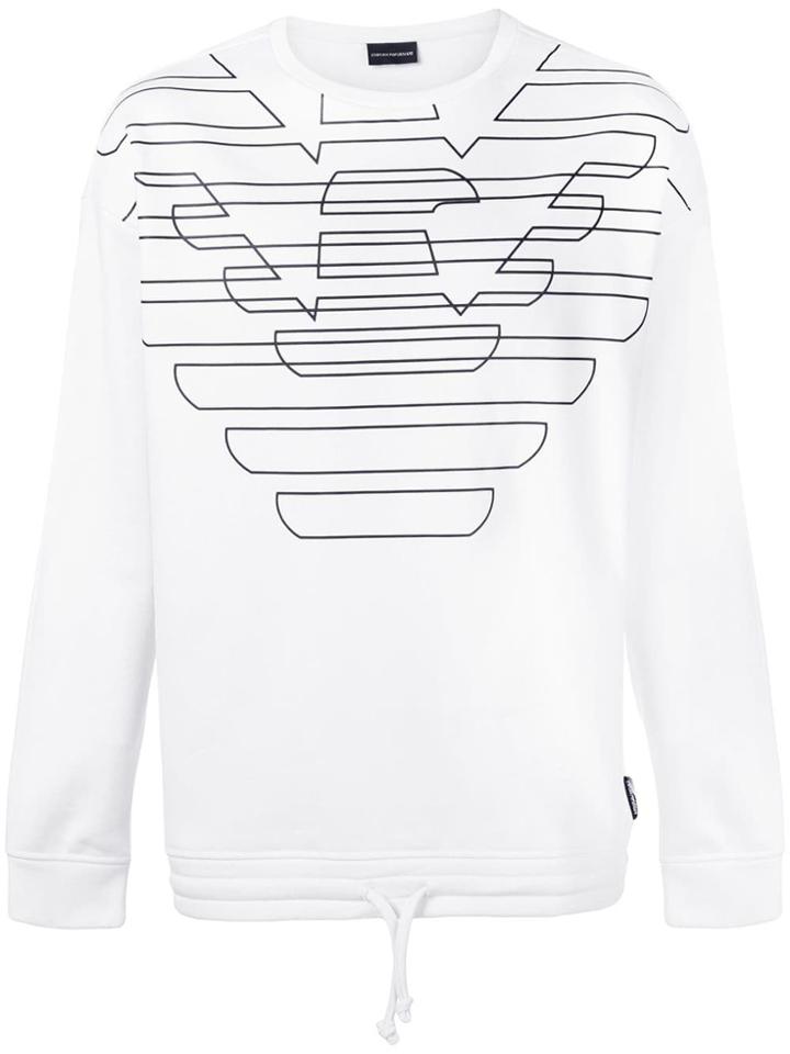 Emporio Armani Logo Sweatshirt - White