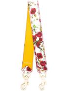 Dolce & Gabbana Floral Print Bag Strap, Women's, Yellow
