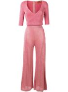 Missoni Shimmer Knit Jumpsuit - Pink