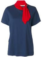 Marni Tied Neck T-shirt - Blue
