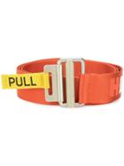 Heron Preston Pull Logo Belt - Orange