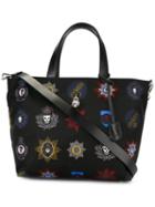 Alexander Mcqueen Skull Badge Print Tote