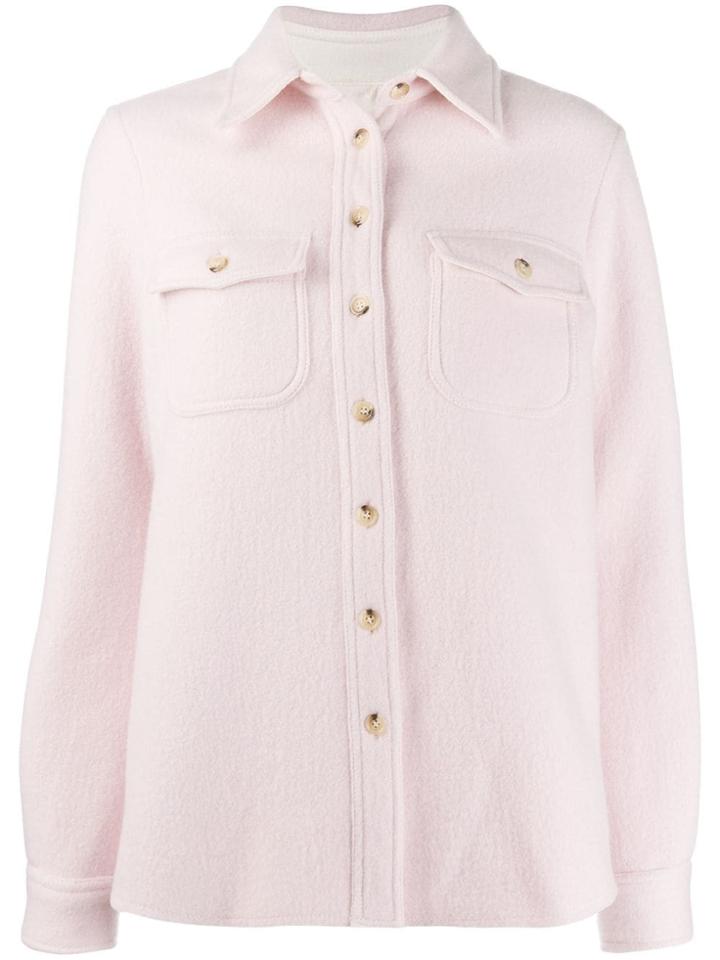 Gabriela Hearst Cashmere Collared Jacket - Pink