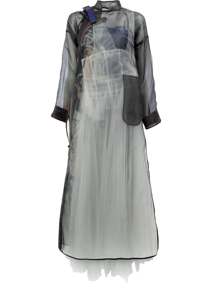 Quetsche Sheer Coat - Black