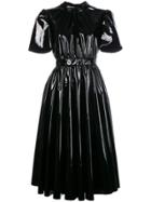 Msgm Vinyl Dress - Black