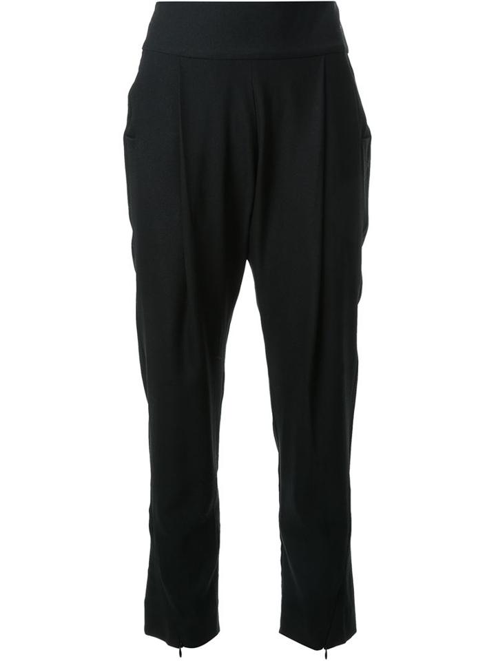 Kitx Tapered Trousers, Women's, Size: 6, Black, Spandex/elastane/viscose/wool