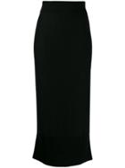 Calvin Klein Knitted Long Skirt - Black