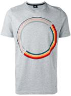 Ps By Paul Smith - Rainbow Print T-shirt - Men - Organic Cotton - Xxl, Grey, Organic Cotton