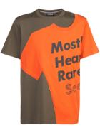 Mostly Heard Rarely Seen Logo Patch T-shirt - Green