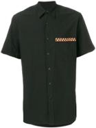 Lanvin Embroidered Pocket Shirt - Black