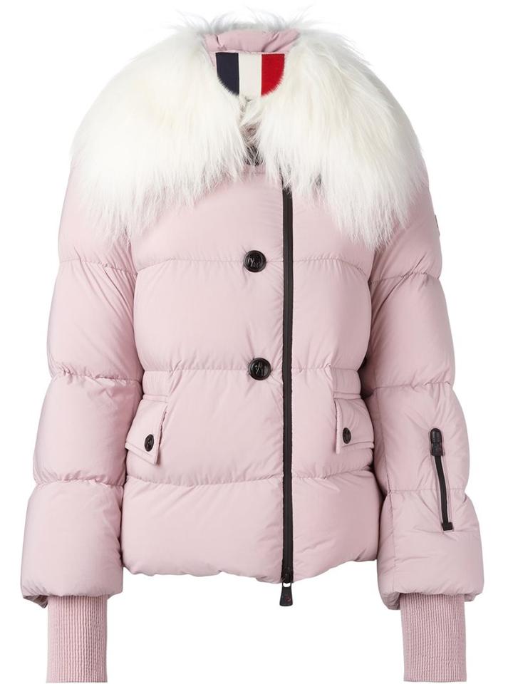 Moncler Grenoble Goat Fur Padded Short Coat