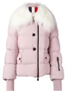 Moncler Grenoble Goat Fur Padded Short Coat