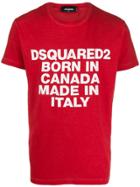 Dsquared2 Motto Print T-shirt