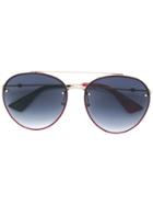 Gucci Eyewear Aviator Sunglasses - Red