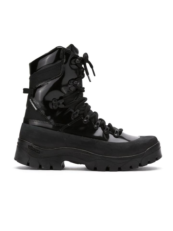À La Garçonne Vynil Boots - Black