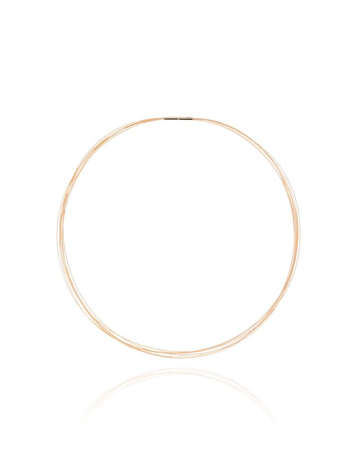 Rosa De La Cruz Seven Row Choker - Metallic