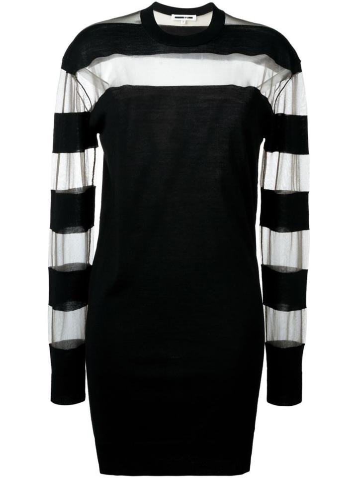 Mcq Alexander Mcqueen 'solid Sheer' Dress