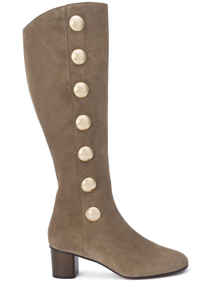 Chloé Orlando Knee High Boots - Nude & Neutrals