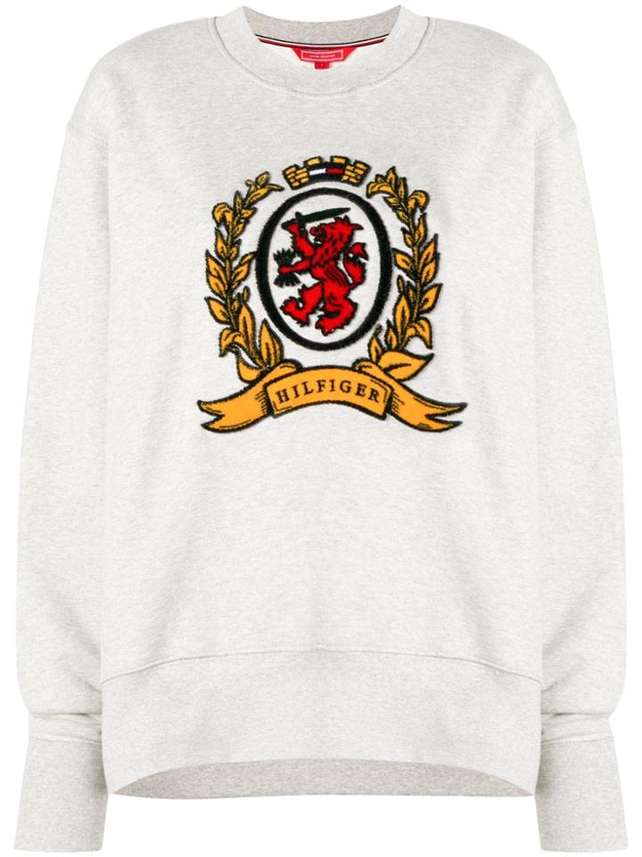 Hilfiger Collection Logo Crest Sweatshirt - Grey