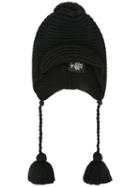 Gucci Ear Flap Kitted Hat, Men's, Size: Medium, Black, Wool