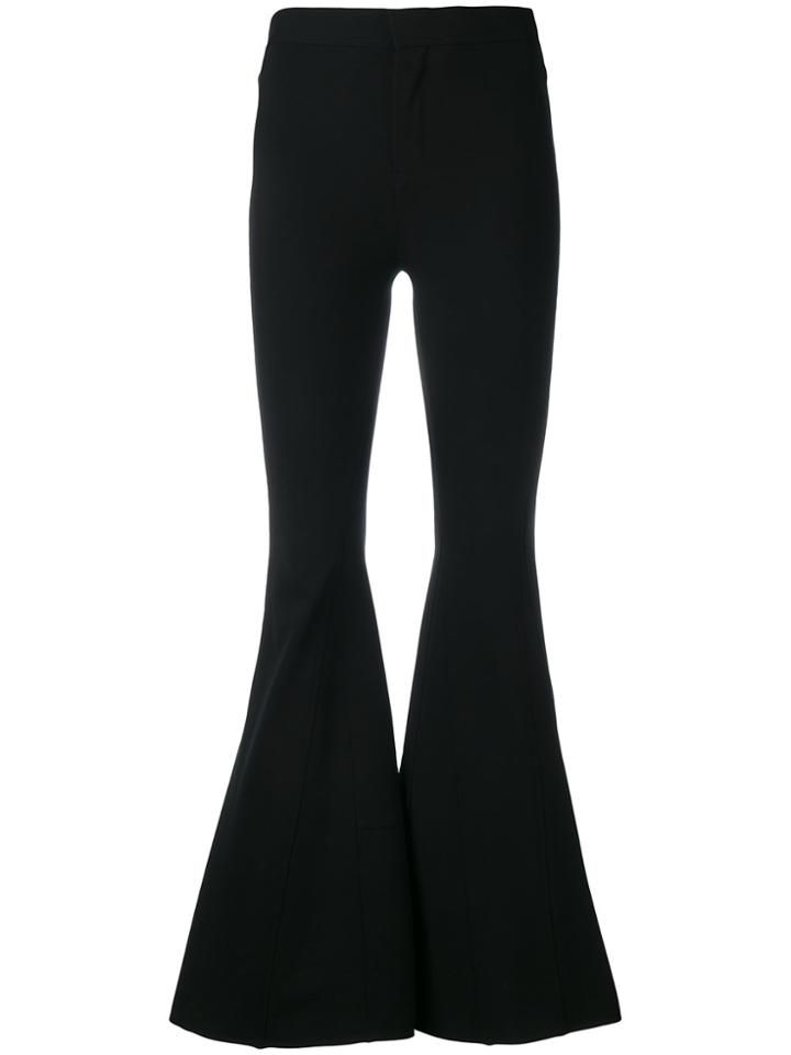 Givenchy Fitted Flared Trousers - Black