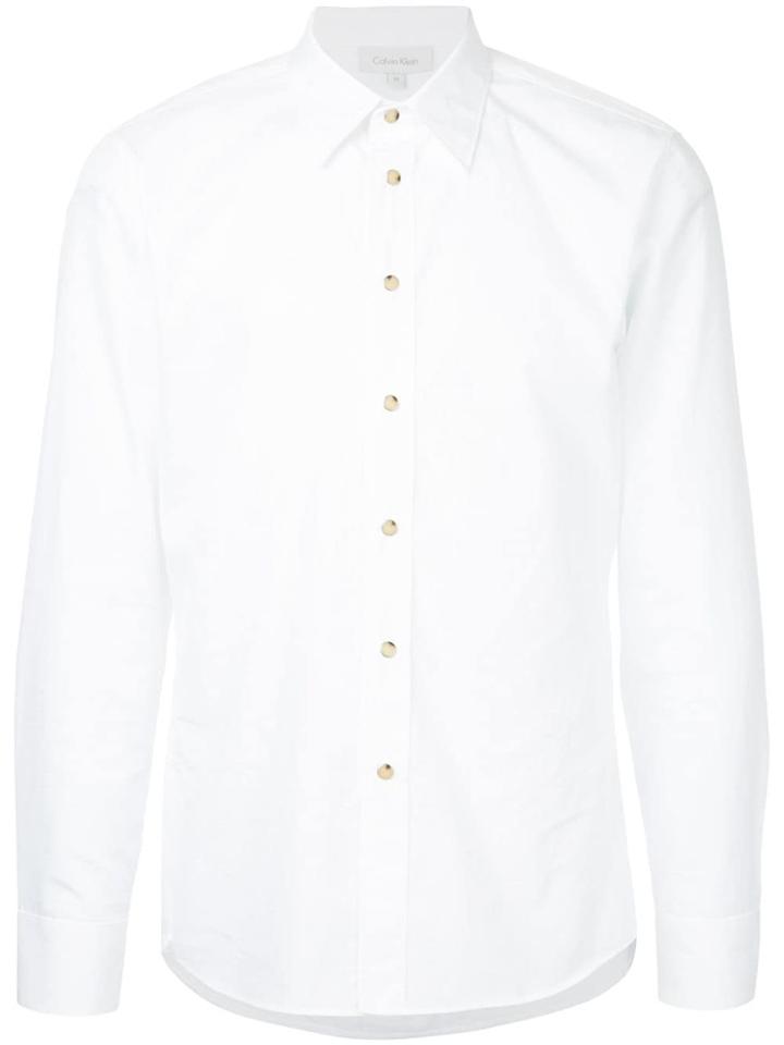 Ck Calvin Klein Crisp Button Shirt - White