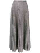 Dondup Sequin-embellished Midi Skirt - Grey