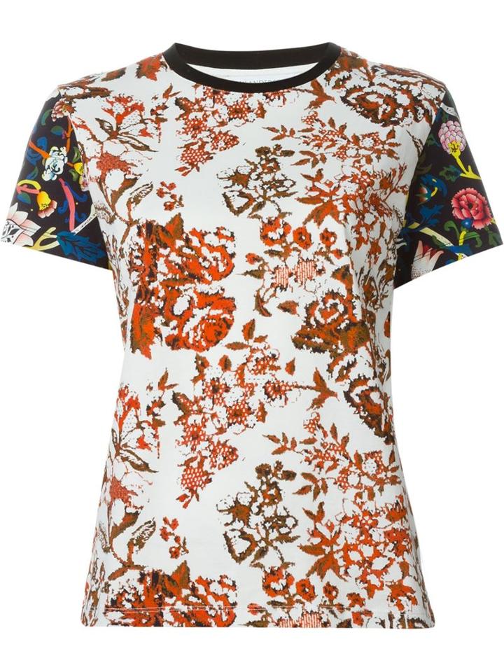 J.w. Anderson Floral Print T-shirt