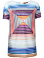 Missoni Geometric Print Knit Top, Women's, Size: 44, Rayon/nylon