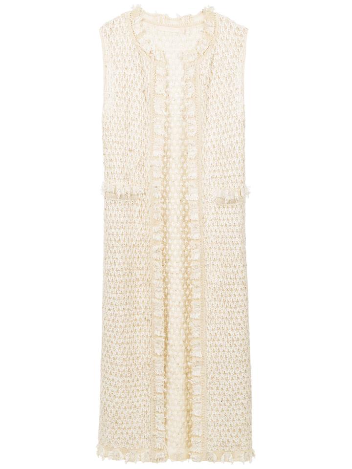 Cecilia Prado Rosamar Knit Gilet - Nude & Neutrals