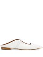 Malone Souliers Maureen Flat Mules - White