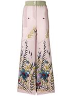 Erika Cavallini Floral Print Trousers - Multicolour