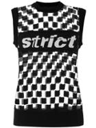Alexander Wang - Strict Knit Top - Women - Cotton - S, Black, Cotton
