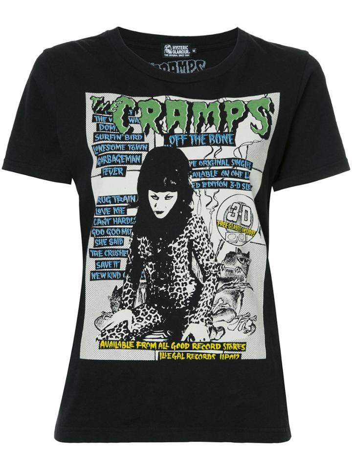 Hysteric Glamour The Cramps T-shirt - Black