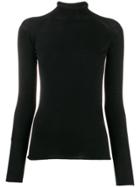 Thom Krom Stand-up Collar Jumper - Black