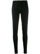 The Row Slim-fit Denim Leggings - Black