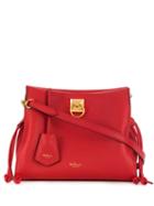 Mulberry Small Iris Heavy Grain Tote Bag - Red