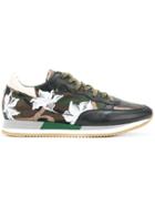 Philippe Model Floral Camouflage Sneakers - Brown