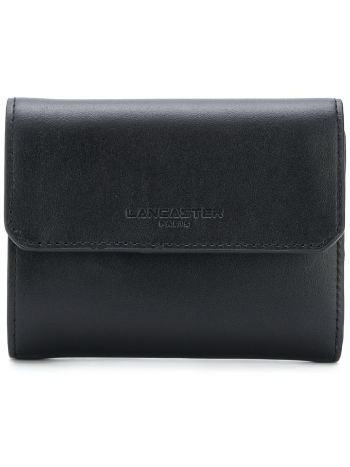 Lancaster Small Flap Wallet - Black
