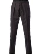 Maison Margiela Pleated Trousers, Men's, Size: 50, Grey, Viscose/virgin Wool