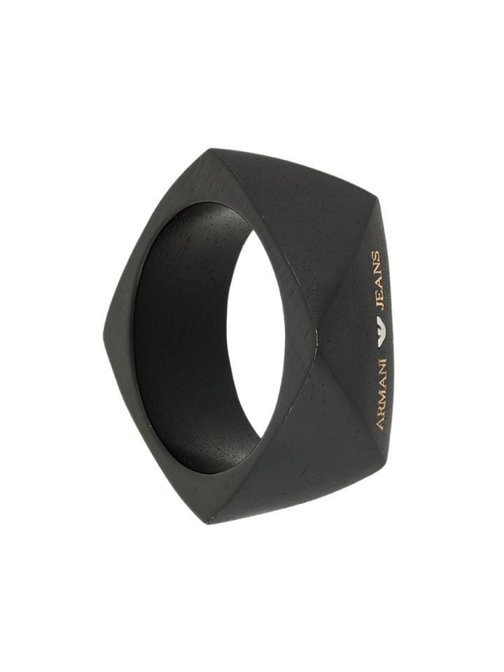 Armani Jeans Multi-faceted Bangle - Black